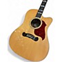 Used 2008 Gibson Songwriter Deluxe EC Natural Acoustic Electric Guitar Natural