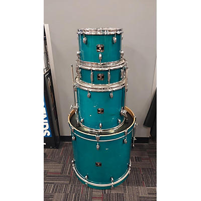 Used 2008 Gretsch Drums 4 piece Catalina Mod Azure Drum Kit