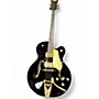 Used 2008 Gretsch Guitars G6136T-BLK Black Hollow Body Electric Guitar Black
