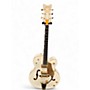 Used 2008 Gretsch Guitars G6136T White Falcon Bigsby White Hollow Body Electric Guitar White
