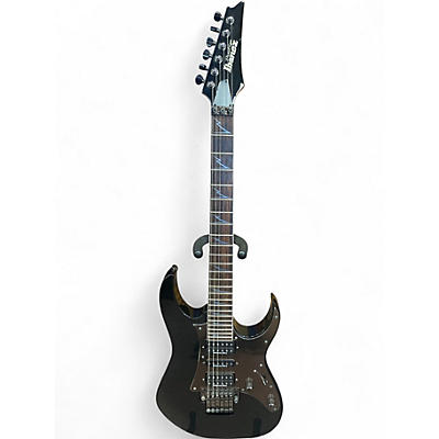 Used 2008 Ibanez PRESTIGE RG2550Z BLACK SPARKLE Solid Body Electric Guitar