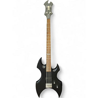 Used 2008 Ltd AX-54 Black Electric Bass Guitar