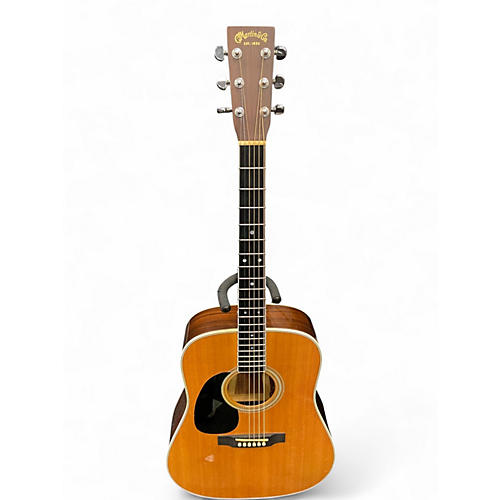 Used 2008 Martin D35 Left Handed Natural Acoustic Guitar Natural