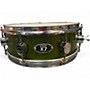 Used 2008 PDP by DW 5X14 x7 green sparkle Drum green sparkle 8