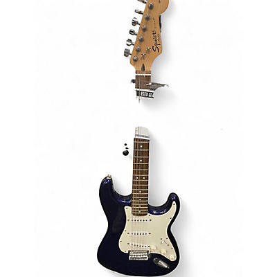 Used 2008 Squier Affinity Stratocaster Metallic Blue Solid Body Electric Guitar
