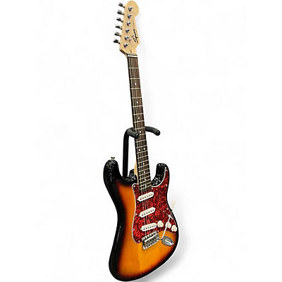 Used 2008 Squier Bullet Stratocaster 2 Tone Sunburst Solid Body Electric Guitar