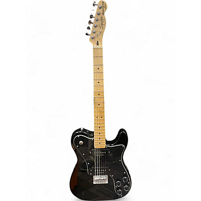 Used 2008 Squier Vintage Modified Telecaster Custom II Black Solid Body Electric Guitar