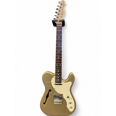 Used 2008 Squier vintage modified thinline telecaster Shoreline Gold Hollow Body Electric Guitar