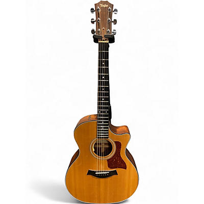 Used 2008 Taylor 314CE W/ LR BAGGS ANTHEM Natural Acoustic Electric Guitar