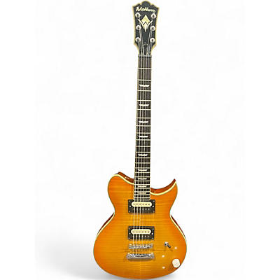 Used 2008 Washburn IDOL Trans Amber Solid Body Electric Guitar