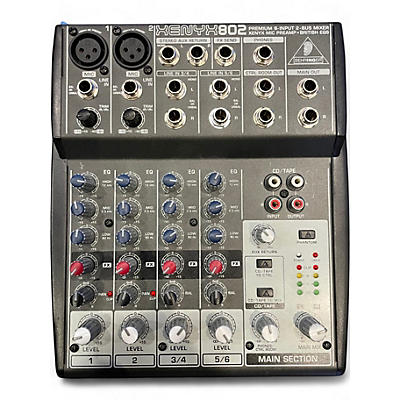 Used 2009 Behringer XENYX 802 Powered Mixer