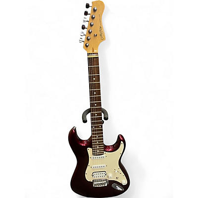 Used 2009 Corona CST-220 Chrome Red Solid Body Electric Guitar