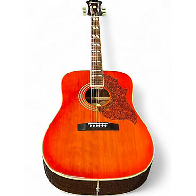 Used 2009 Epiphone  HUMMINGBIRD ARTIST CHERRY BURST Acoustic Guitar