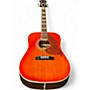Used 2009 Epiphone  HUMMINGBIRD ARTIST CHERRY BURST Acoustic Guitar CHERRY BURST