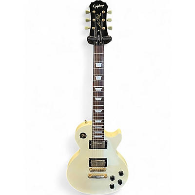 Used 2009 Epiphone Les Paul Studio Alpine White Solid Body Electric Guitar