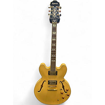 Used 2009 Epiphone Sheraton II Natural Hollow Body Electric Guitar