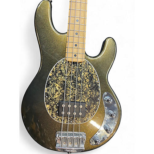 Used 2009 Ernie Ball Music Man Stingray 4 String Olive Green Electric Bass Guitar Olive Green