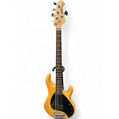 Used 2009 Ernie Ball Music Man Stingray 5 String Natural Electric Bass Guitar
