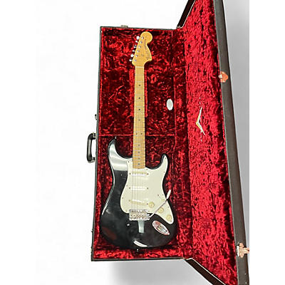 Used 2009 Fender 1969 Stratocaster NOS Black Solid Body Electric Guitar