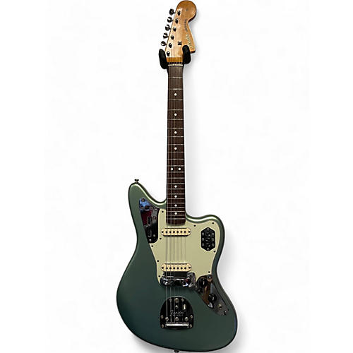 Fender Used 2009 Fender AVRI 1962 JAGUAR Ice Blue Metallic Solid Body Electric Guitar Ice Blue Metallic