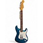 Used 2009 Fender American Deluxe Stratocaster HSS Metallic Aqua Marine Solid Body Electric Guitar Metallic Aqua Marine
