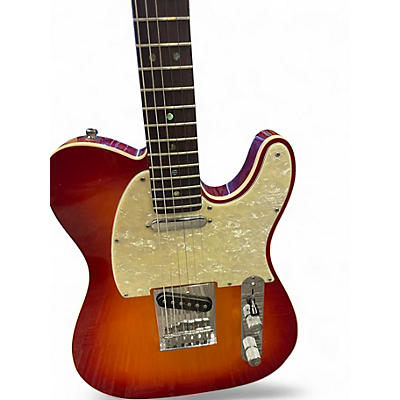 Used 2009 Fender American Deluxe Telecaster Aged Cherry Sunburst Solid Body Electric Guitar