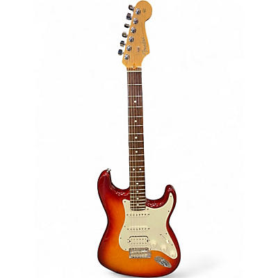 Used 2009 Fender American Standard Stratocaster HSS Sienna Sunburst Solid Body Electric Guitar
