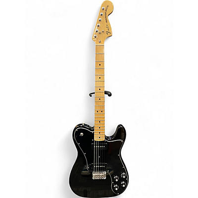 Used 2009 Fender Classic Player Telecaster Deluxe Black Solid Body Electric Guitar