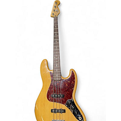 Used 2009 Fender FSR DELUXE JAZZ BASS Natural Electric Bass Guitar