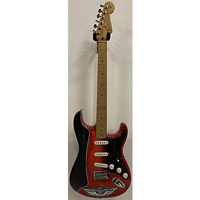 Fender Used 2009 Fender Harley Davidson Tribute Stratocaster Custom Graphic Solid Body Electric Guitar