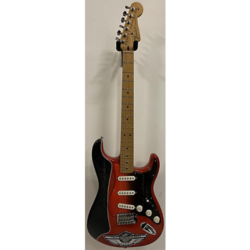 Fender Used 2009 Fender Harley Davidson Tribute Stratocaster Custom Graphic Solid Body Electric Guitar Custom Graphic