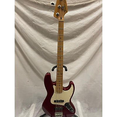 Fender Used 2009 Fender Jazz Bass Candy Apple Red Electric Bass Guitar