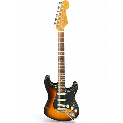 Used 2009 Fender Standard Stratocaster sunburst Solid Body Electric Guitar