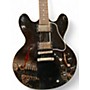 Used 2009 Gibson ES335 Black Hollow Body Electric Guitar Black