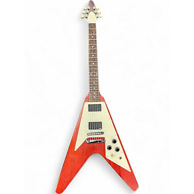 Used 2009 Gibson Flying V Burgundy Solid Body Electric Guitar