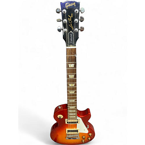 Used 2009 Gibson Les Paul Studio Deluxe 3 Tone Sunburst Solid Body Electric Guitar 3 Tone Sunburst