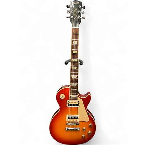 Used 2009 Gibson Les Paul Traditional Heritage Cherry Sunburst Solid Body Electric Guitar Heritage Cherry Sunburst