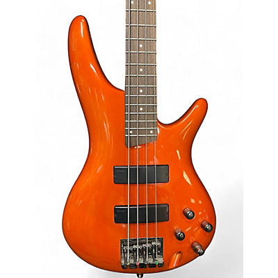 Ibanez Used 2009 Ibanez SR300 Metallic Orange Electric Bass Guitar