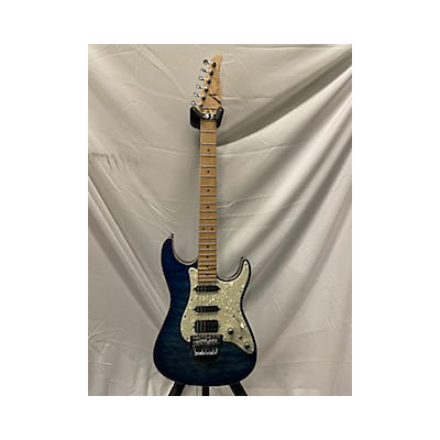 Tom Anderson Used 2009 Tom Anderson Drop Top Classic Blue Burst Solid Body Electric Guitar