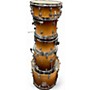 Used 2009 Verve 5 Piece Birch Rock Tobacco fade Drum Kit Tobacco fade