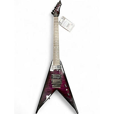 Used 2010 B.C. Rich JRV 7-String Trans Purple Solid Body Electric Guitar