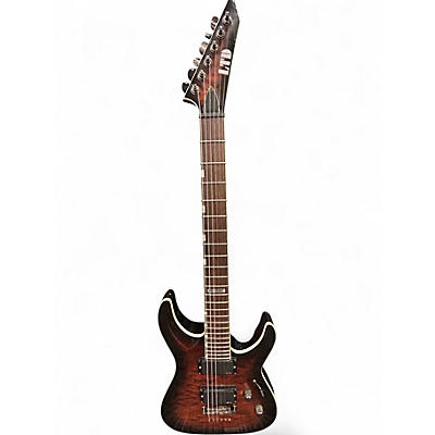 Used 2010 ESP LTD MH350NT Tortoise Shell Solid Body Electric Guitar