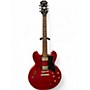 Used 2010 Epiphone Dot Cherry Hollow Body Electric Guitar Cherry