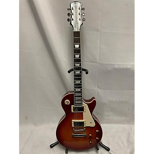 Epiphone Used 2010 Epiphone Les Paul Standard Cherry Sunburst Solid Body Electric Guitar Cherry Sunburst