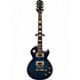 Used 2010 Epiphone Les Paul Standard Plus Blue Burst Solid Body Electric Guitar Blue Burst