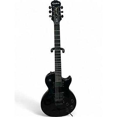Used 2010 Epiphone Nightfall Black Solid Body Electric Guitar
