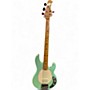 Used 2010 Ernie Ball Music Man Stingray Classic Deluxe 4 String Seafoam Green Electric Bass Guitar Seafoam Green