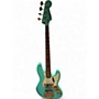 Used 2010 Fender 1960 Jazz Bass Seafoam Green Electric Bass Guitar Seafoam Green