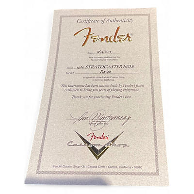 Used 2010 Fender 1960S Stratocaster 2 Tone Sunburst Solid Body Electric Guitar