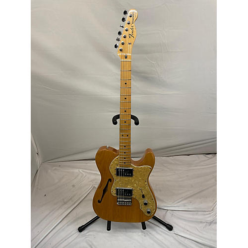 Fender Used 2010 Fender 1972 Reissue Thinline Telecaster Natural Hollow Body Electric Guitar Natural